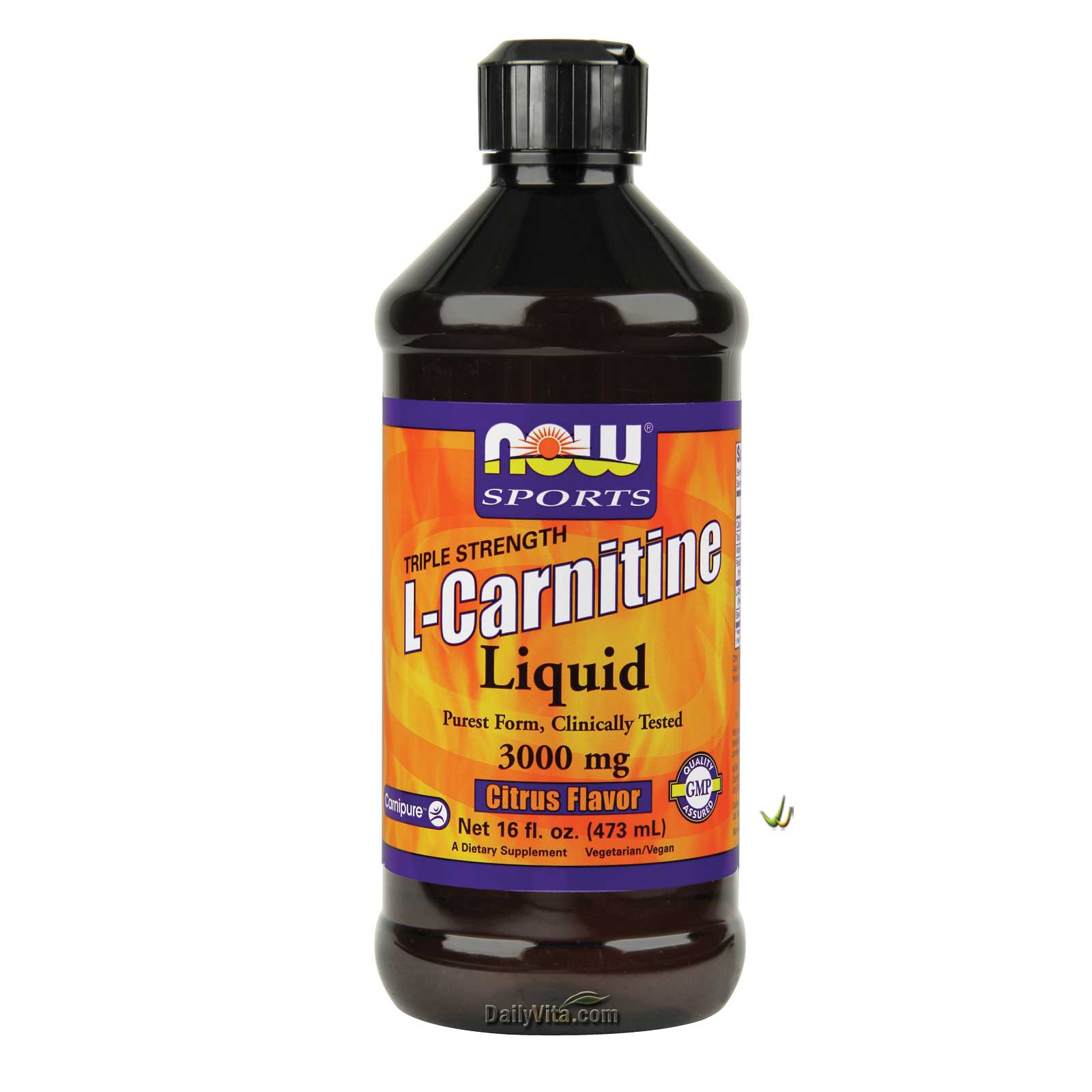 NOW® L-Carnitine Liquid 3000 mg - 16 oz